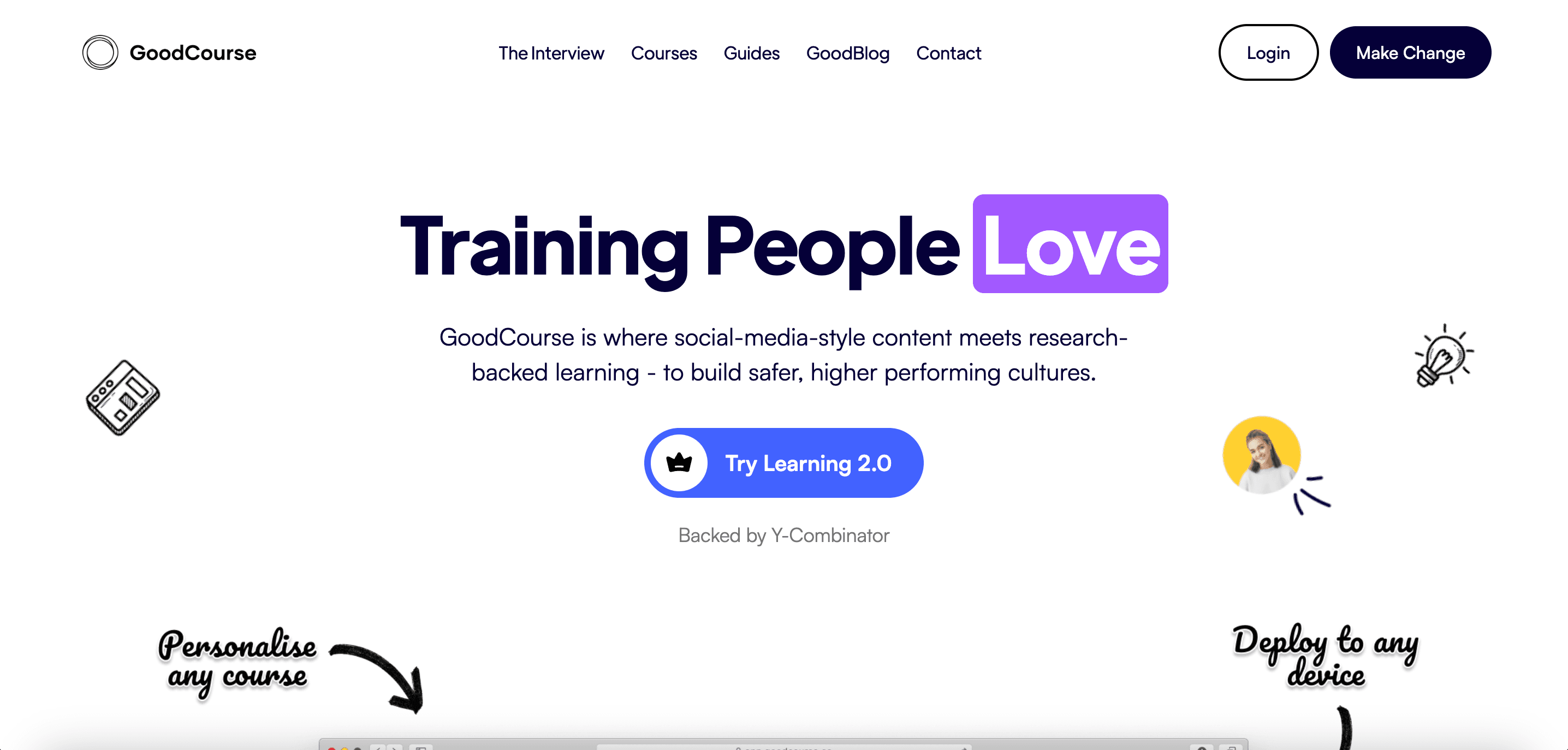 GoodCourse, short-form learning platform
