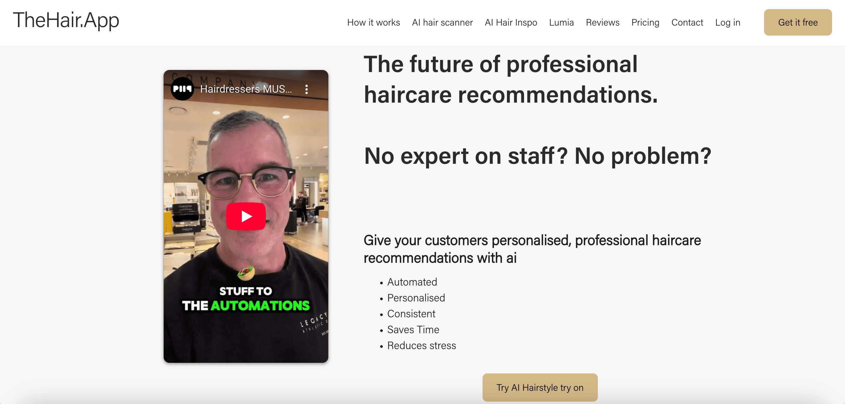 TheHair.App Screenshot