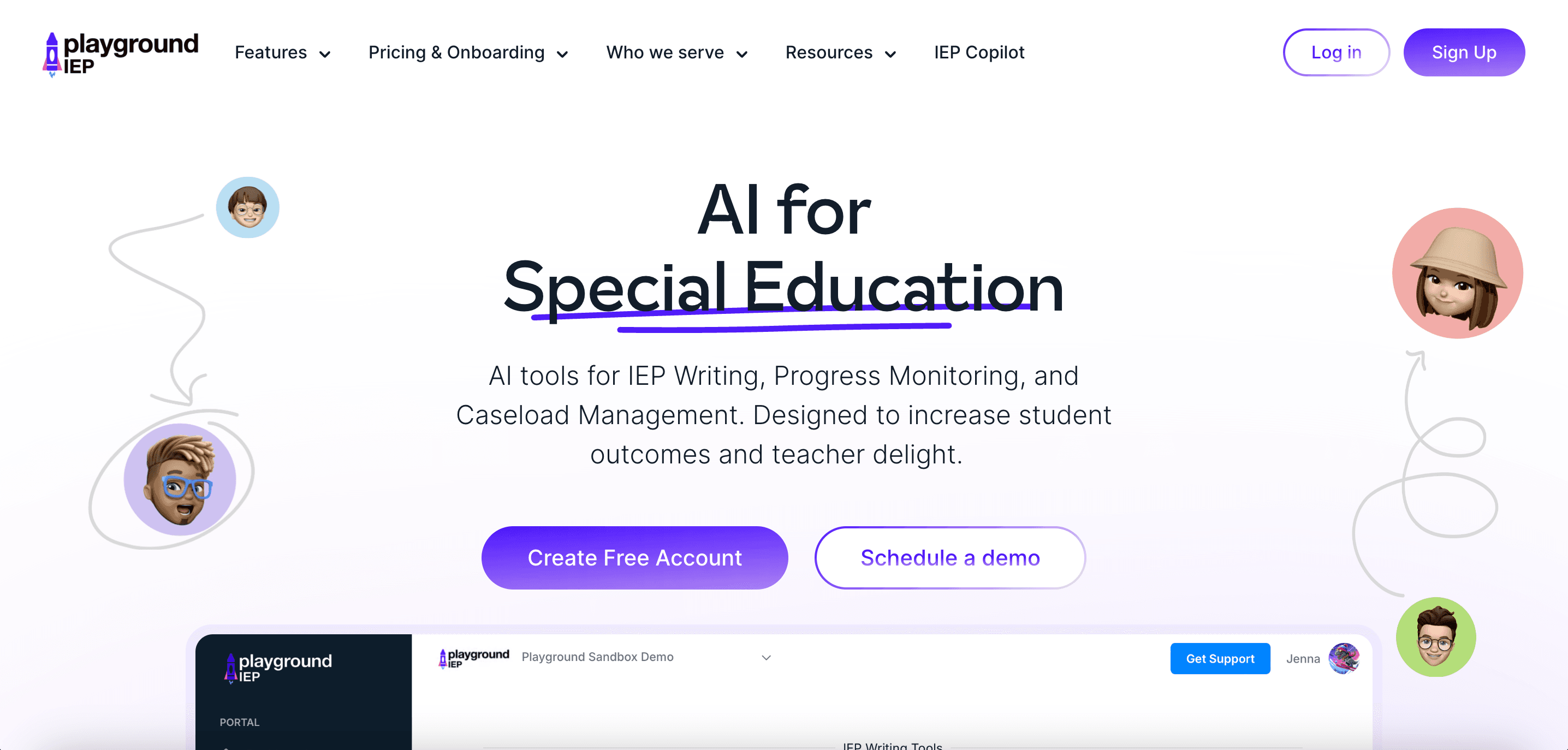 Playground IEP Screenshot
